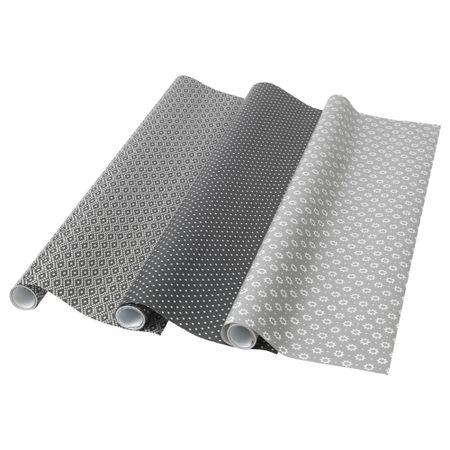 Рулон оберточной бумаги ВИНТЕР 2015, серый (3x0.7 м)