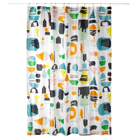 Штора для ванной ДОФТКЛИНТ, разноцветный (180x200 см)