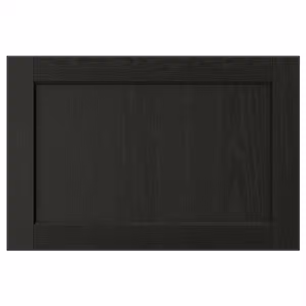 LERHYTTAN Дверь - черная морилка 60x40 см - фото 1