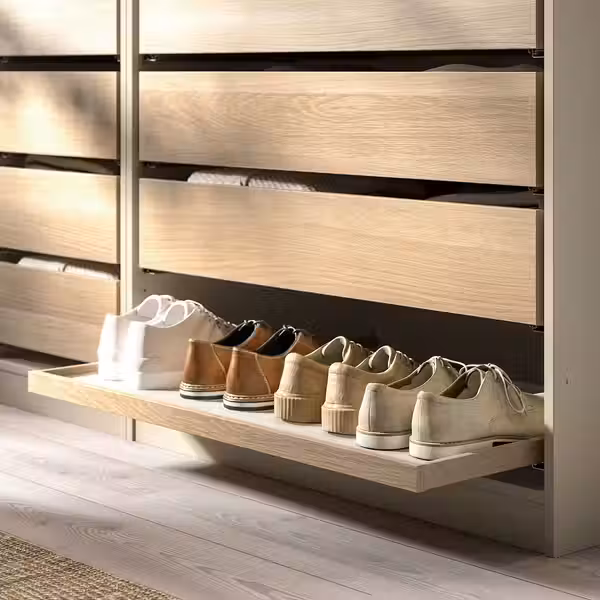 KOMPLEMENT Выдвижная полка - под беленый дуб 100x58 см - фото 3