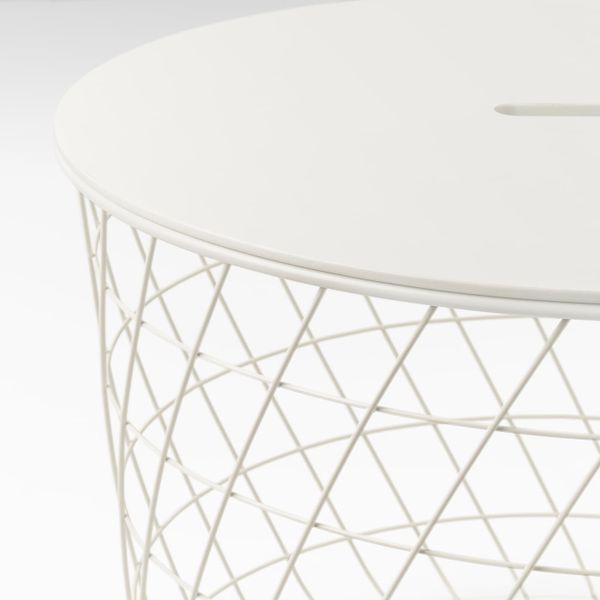 Столик с отделениями для хранения, белый 61 см IKEA KVISTBRO КВИСТБРУ 903.841.69 - фото 6