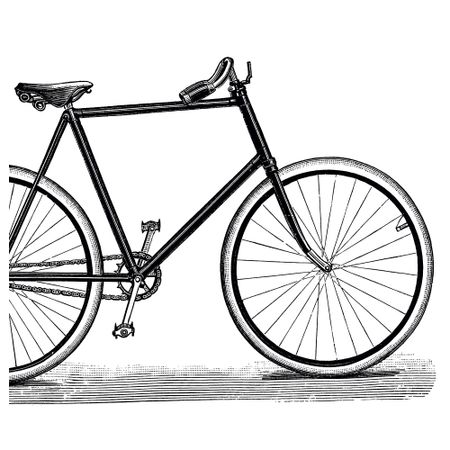 Постер БИЛЬД, Дедушкин велосипед (50x50 см)