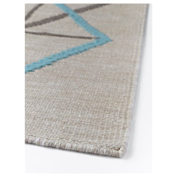 Ковер, безворсовый ИКЕА ПС 2014, разноцветный ручная работа разноцветный (128x180 см) - фото 2