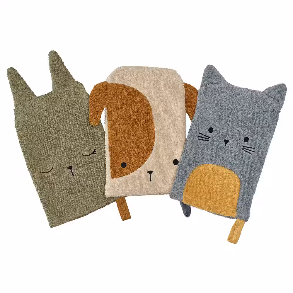 GULDVÄVARE ГУЛЬДВЭВАРЕ Мочалка-варежка 14x22 см - фото 1