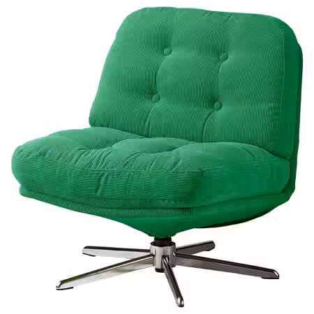 DYVLINGE ДЮВЛИНГЕ Вращающееся кресло - Kelinge зеленый