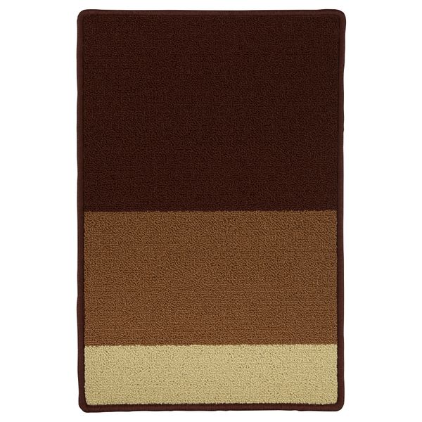 Придверный коврик СТАВН, бежевый/коричневый (40x60 см) - схема-чертеж с размерами