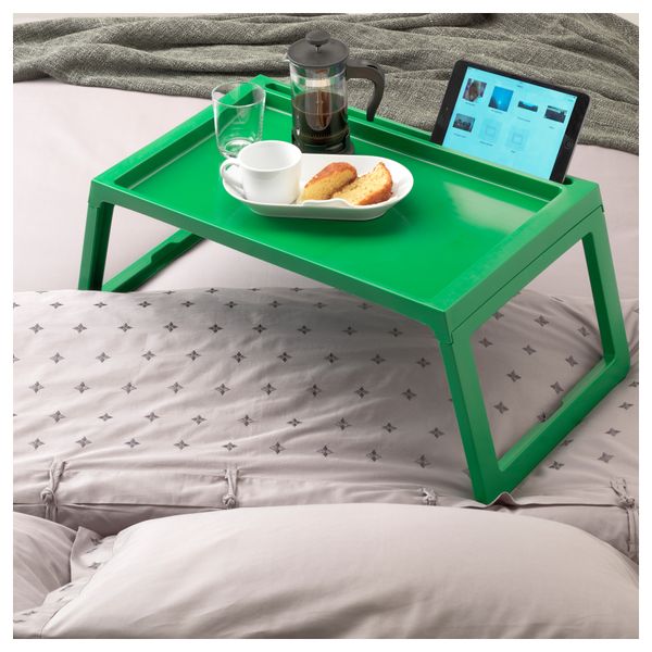 Поднос на ножках КЛИПСК, зеленый - схема-чертеж с размерами