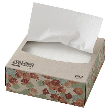 Салфетка бумажная, белый 16x32 см IKEA VÅRFINT ВОРФИНТ 704.540.21