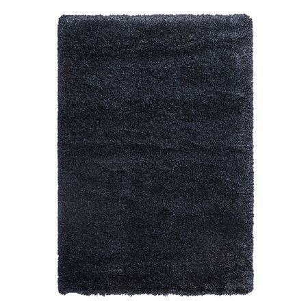 Ковер, длинный ворс, темно-синий 160x230 см IKEA VOLLERSLEV ВОЛЛЕРСЛЕВ 004.925.59