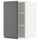 Навесной шкаф с полками, белый, Voxtorp темно-серый, 40x60 см IKEA METOD МЕТОД 894.566.66