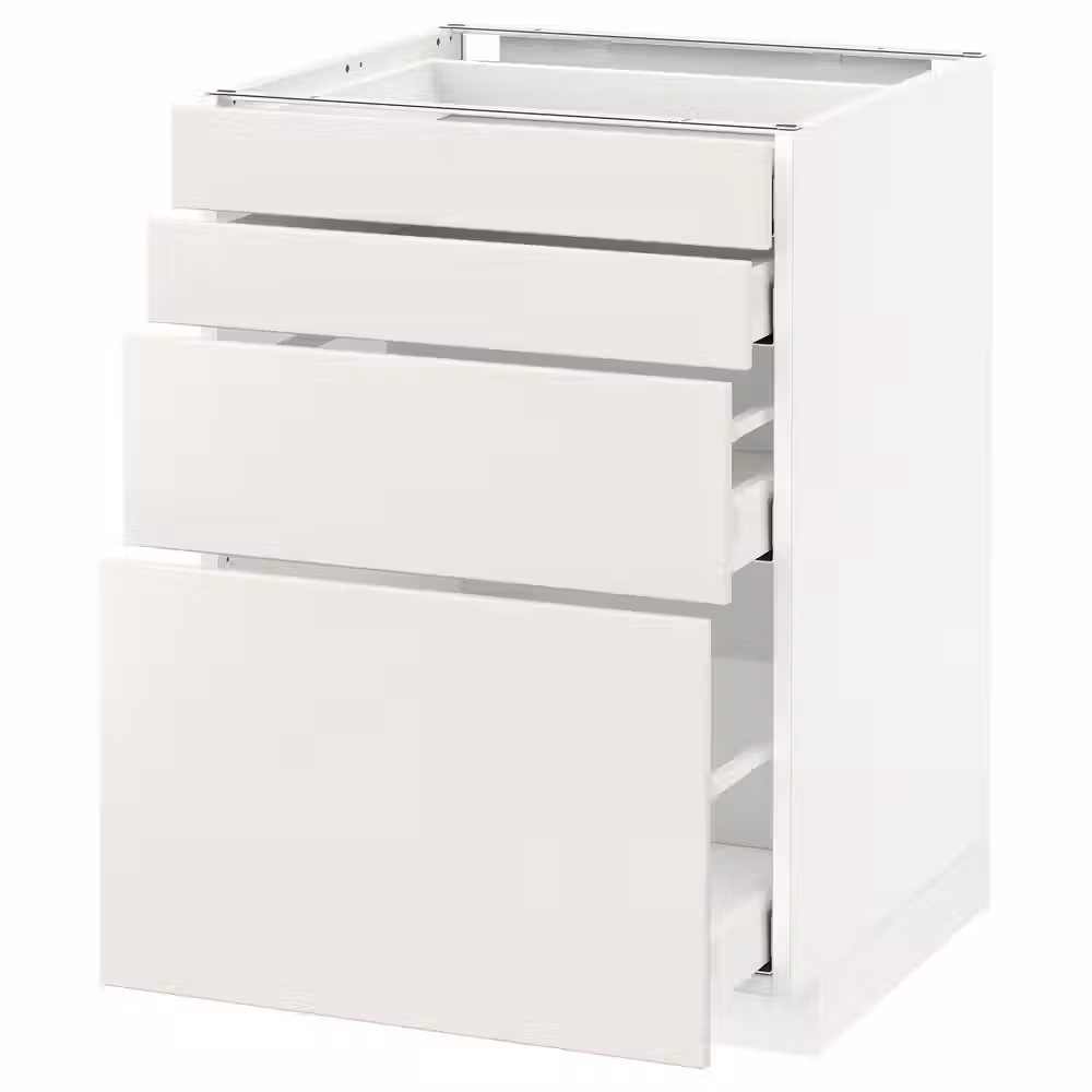 METOD / MAXIMERA Напольн шкаф 4 фронт панели/4 ящика - фото 1