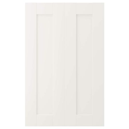 Дверца для напольного углового шкафа, 2шт, белый 25x80 см IKEA SÄVEDAL СЭВЕДАЛЬ 503.672.56