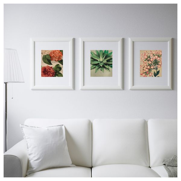 Набор постеров, 3 штуки ТРИЛЛИНГ, Цветы (21x30 см) - схема-чертеж с размерами