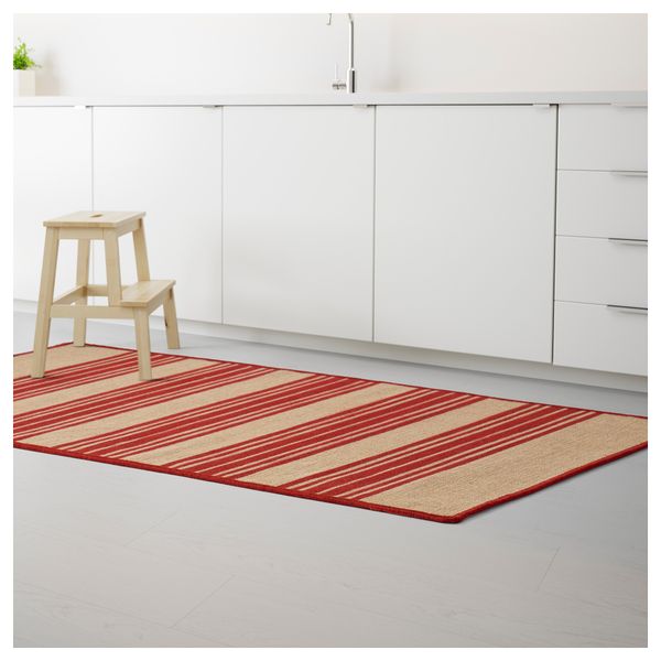 Ковер, безворсовый ВИНТЕР 2016, неокрашенный, красный (80x150 см) - схема-чертеж с размерами