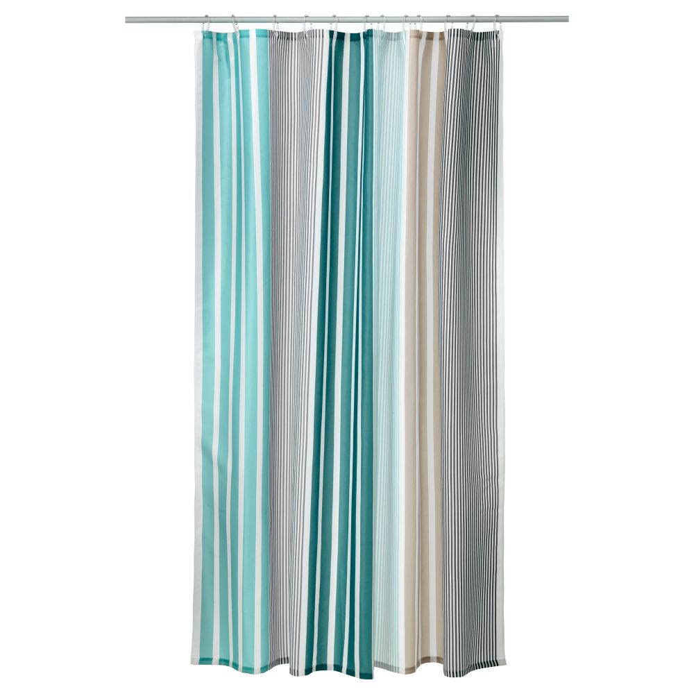 Штора для ванной БОЛМОН, разноцветный (180x200 см) - фото 1