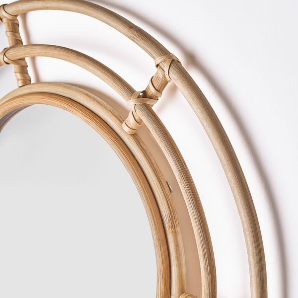 Зеркало, ротанг, 42 см IKEA BUSKBO БУСКБУ 705.164.20 - фото 4