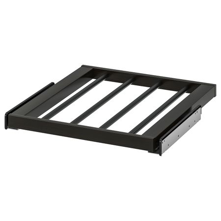 Выдвижная вешалка для брюк, черно-коричневый 50x58 см IKEA KOMPLEMENT КОМПЛИМЕНТ 304.465.23