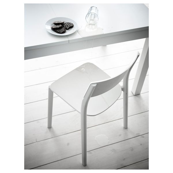 Стул, белый IKEA JANINGE ЯН-ИНГЕ 003.609.07 - фото 16