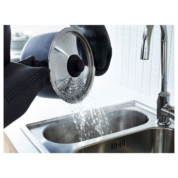 Кастрюля с крышкой ШЭНКА, серый (5 л) - фото 3