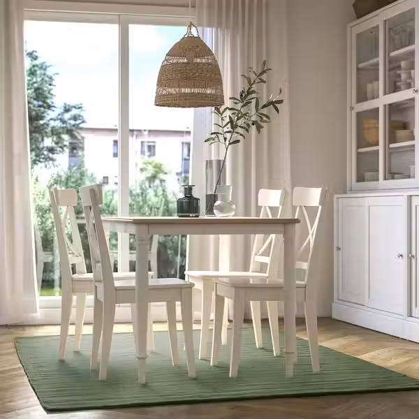 TIDTABELL ТИДТАБЕЛЛ Ковер, безворсовый - зеленый 170x240 см - фото 4