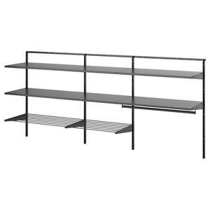 BOAXEL Комбинация для прачечной - антрацит/металлический 227x40x101 см