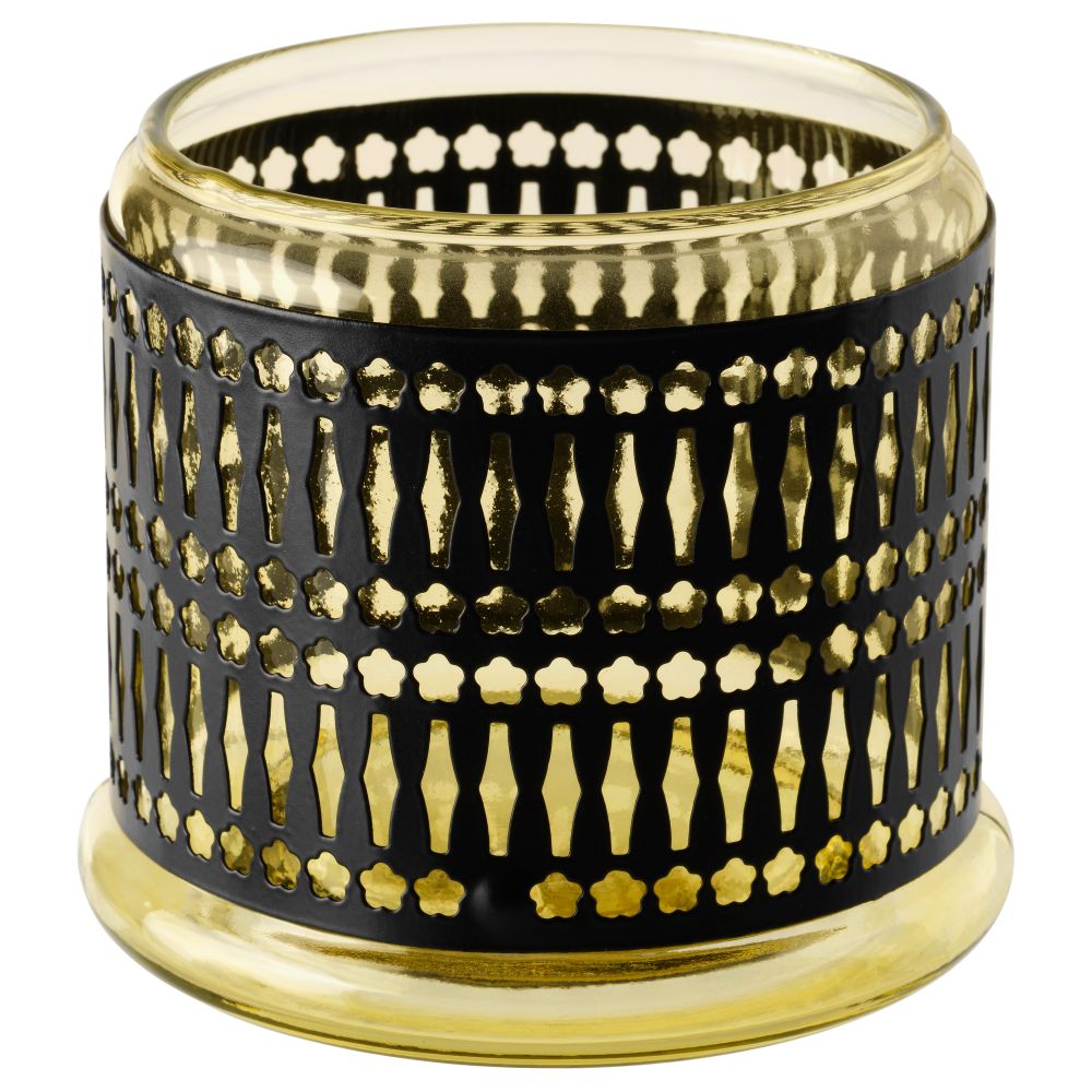 Подсвечник для свечи, греющей свечи СОММАР 2017, желтый (9.5 см) - фото 1