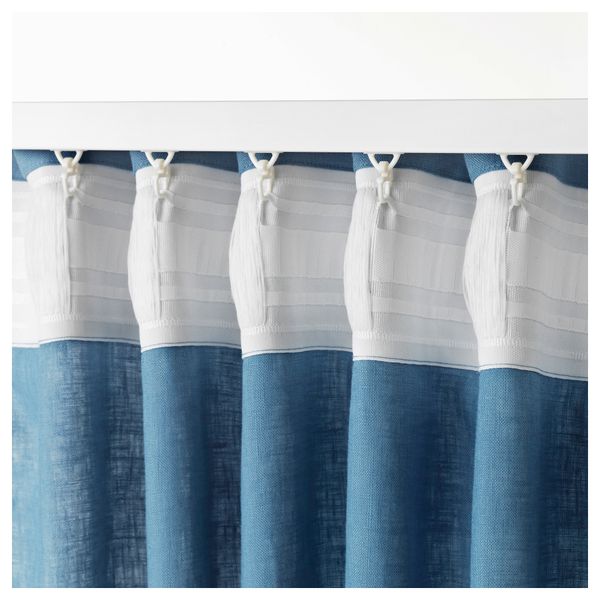 Бегунок и крючок ВИДГА, белый - фото 1