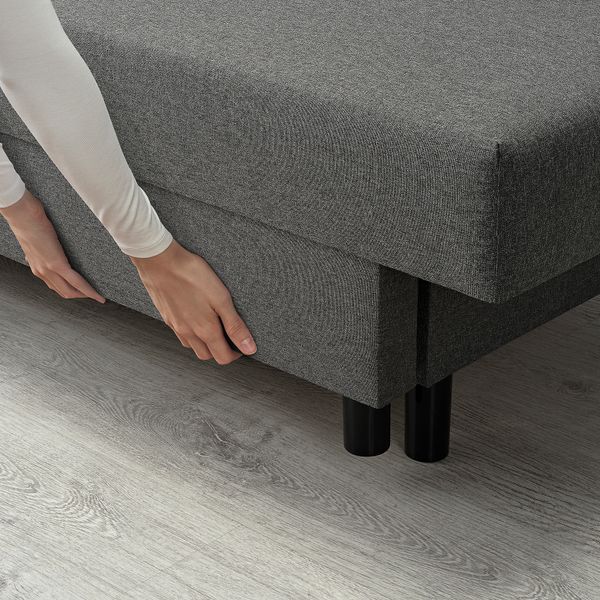 Диван-кровать 3-местный, серый IKEA ASARUM 502.846.47 - фото 8