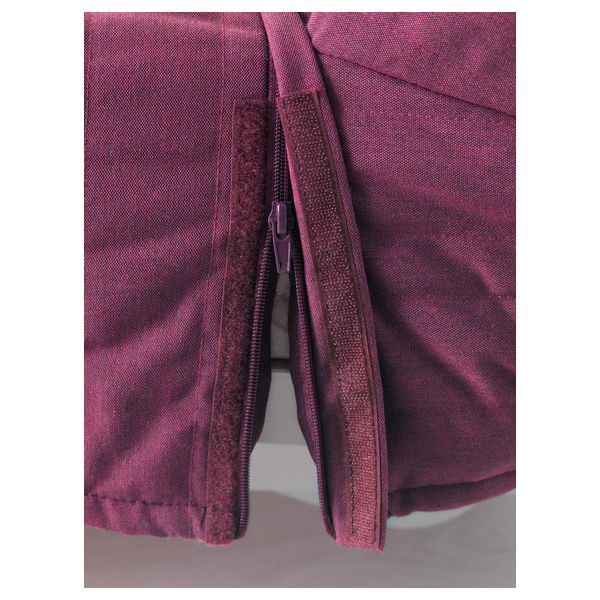 Диван-кровать 3-местный БЕДИНГЕ ЛЁВОС, Книса малиновый - схема-чертеж с размерами