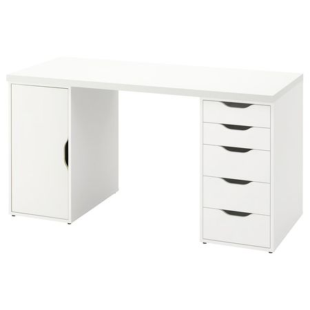 LAGKAPTEN / ALEX Письменный стол - белый 140x60 см