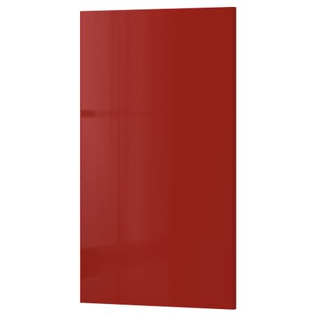 Фронтальная панель для посудомоечной машины РИНГУЛЬТ, глянцевый красный (45x80 см)