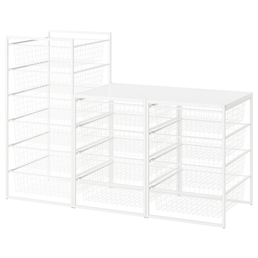 Комбинация для хранения, белый 148x51x104 см IKEA JONAXEL ЙОНАКСЕЛЬ 492.976.79 - фото 1