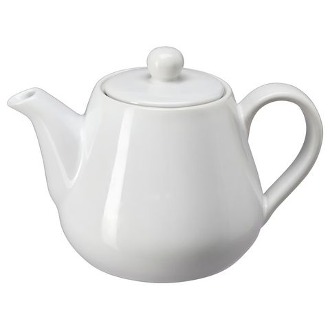 LYSRÄKA Чайник заварочный - белый 0.8 л