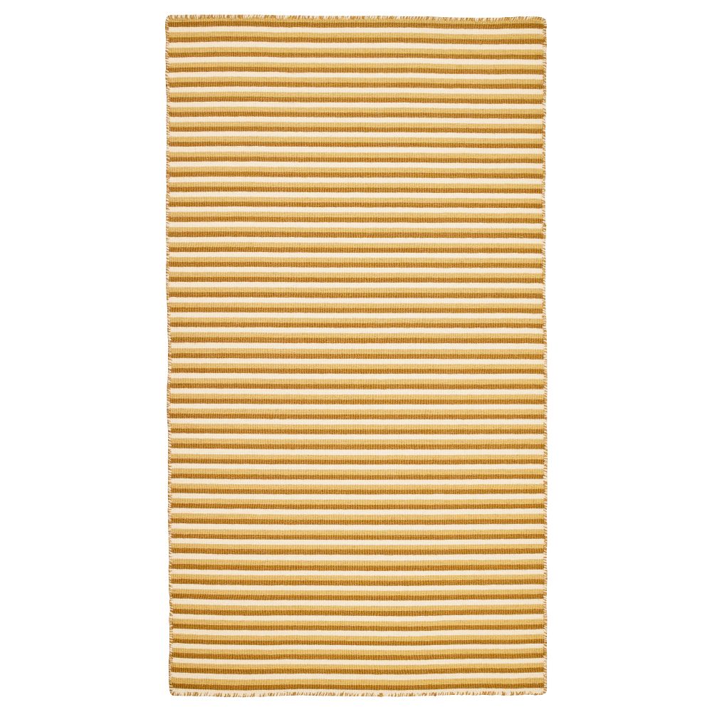 Ковер безворсовый ВЕСТБРИК, ручная работа, желтый (80x150 см) - схема-чертеж с размерами