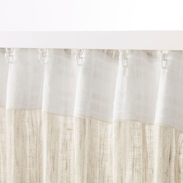 Гардины, 1 пара, бежевый 145x300 см IKEA BIRTINE БИРТИНЕ 603.967.91 - фото 3