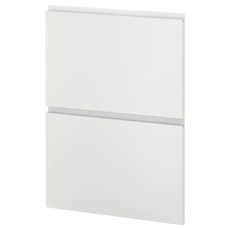 2 фронтальных панели для посудомоечной машины МЕТОД, Нодста белый (60 см)