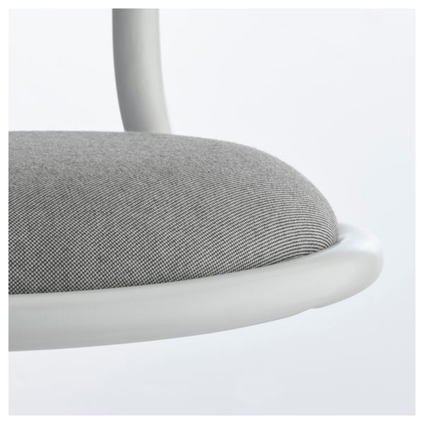 Детский стул ОРФЬЕЛЛЬ, белый, Висле светло-серый - фото 5