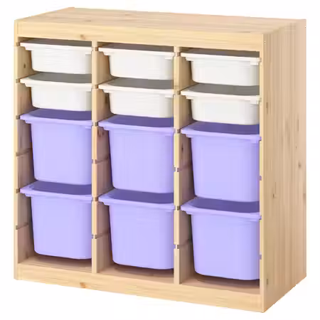 TROFAST Комбинация д/хранения+контейнеры