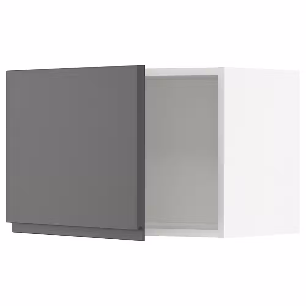METOD Навесной шкаф - белый/Voxtorp темно-серый 60x40 см - фото 1