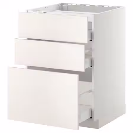 METOD / MAXIMERA Напольн шкаф/3фронт пнл/3ящика