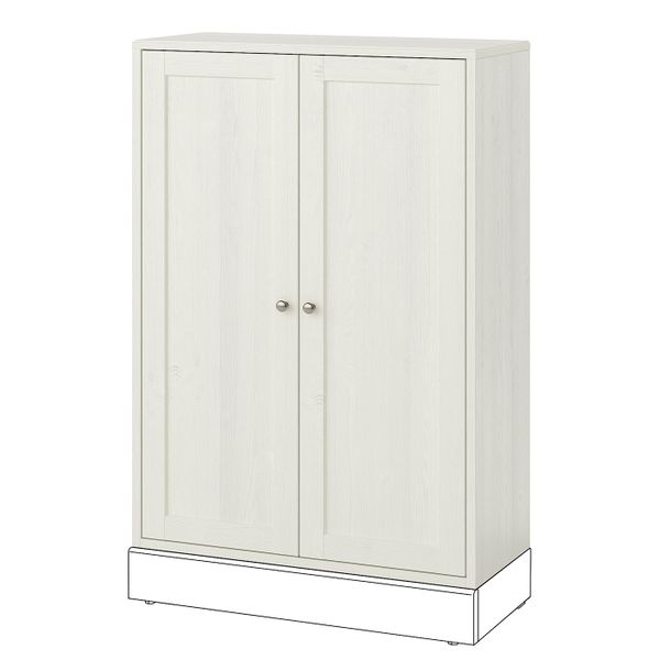 Шкаф, белый 81x35x123 см IKEA HAVSTA ХАВСТА 203.891.94 - фото 1