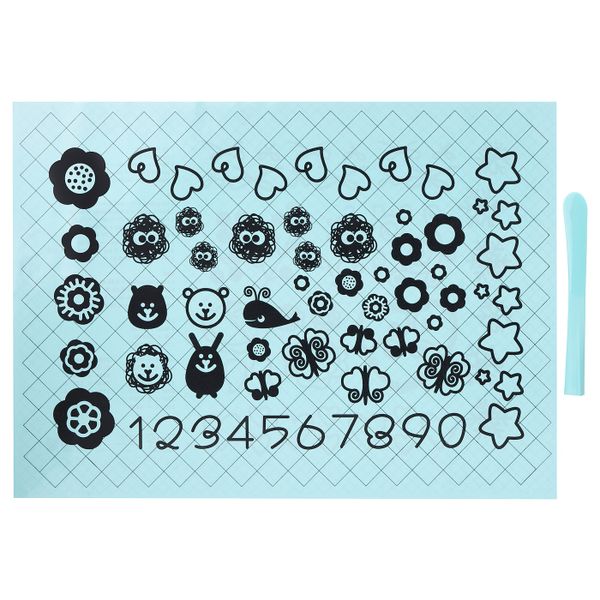 Лист для раскатывания теста и нож, голубой IKEA СОККЕРТАКА 503.731.58 - фото 1