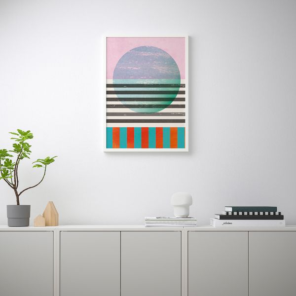 Постер, Горизонт, 50x70 см IKEA DRÖMBILD ДРЁМБИЛЬД 204.422.19 - схема-чертеж с размерами