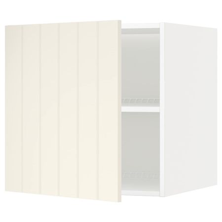 Верхний шкаф на холодильник/морозильн, белый/Хитарп белый с оттенком 60x60 см IKEA METOD МЕТОД 292.264.47