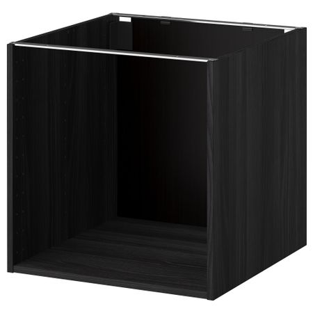 Каркас напольного шкафа МЕТОД, под дерево черный