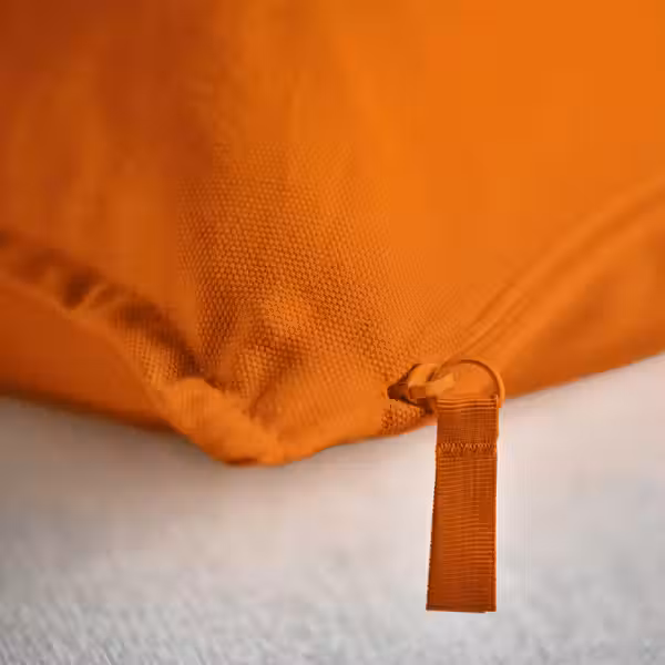 GURLI Чехол на подушку - ярко-оранжевый 50x50 см - фото 3