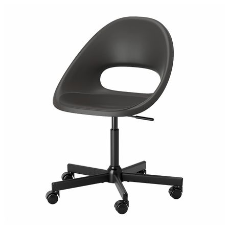 Рабочий стул, темно-серый/черный IKEA ELDBERGET ЭЛДБЕРГЕТ / MALSKÄR МАЛЬСКЭР 193.318.49
