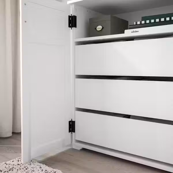 GREÅKER Шкаф с ящиками - белый 84x101 см - фото 6