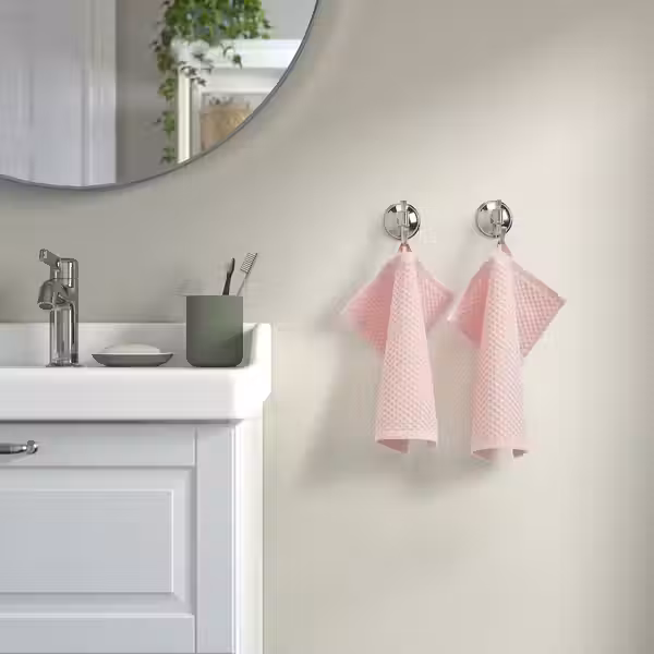 GULVIAL Полотенце - бледно-розовый 30x30 см - схема-чертеж с размерами