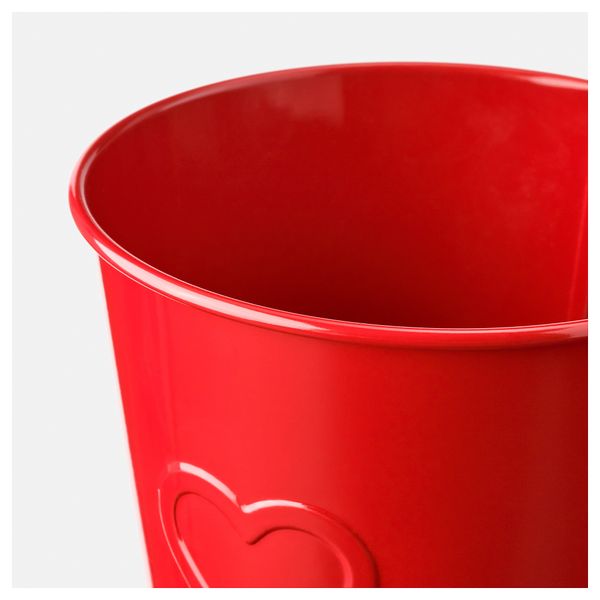 Кашпо ВИНТЕР 2018, красный (12 см) - схема-чертеж с размерами